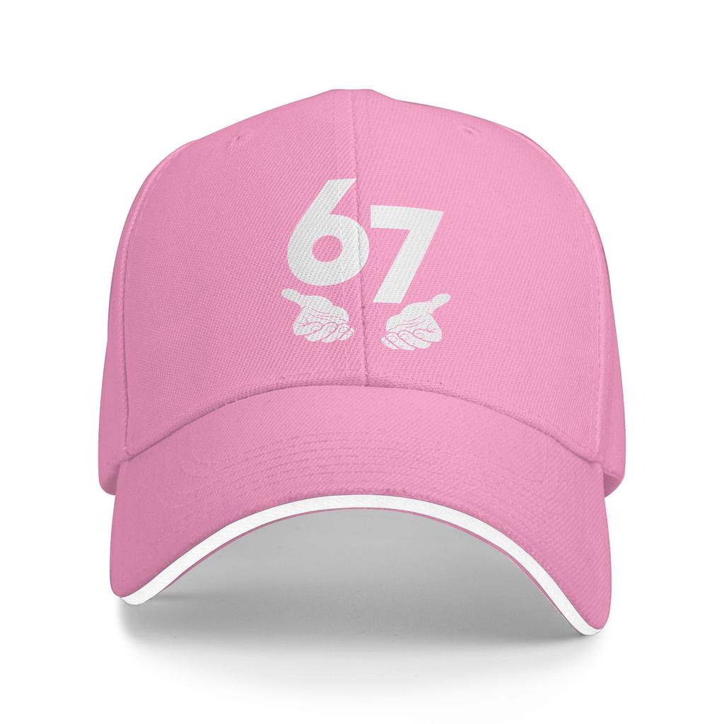 Hands Meme Number 67 Funny Baseball Cap  Women Men Print Trucker Hat Summer Vintage Hunting Camping High Quality Baseball Caps