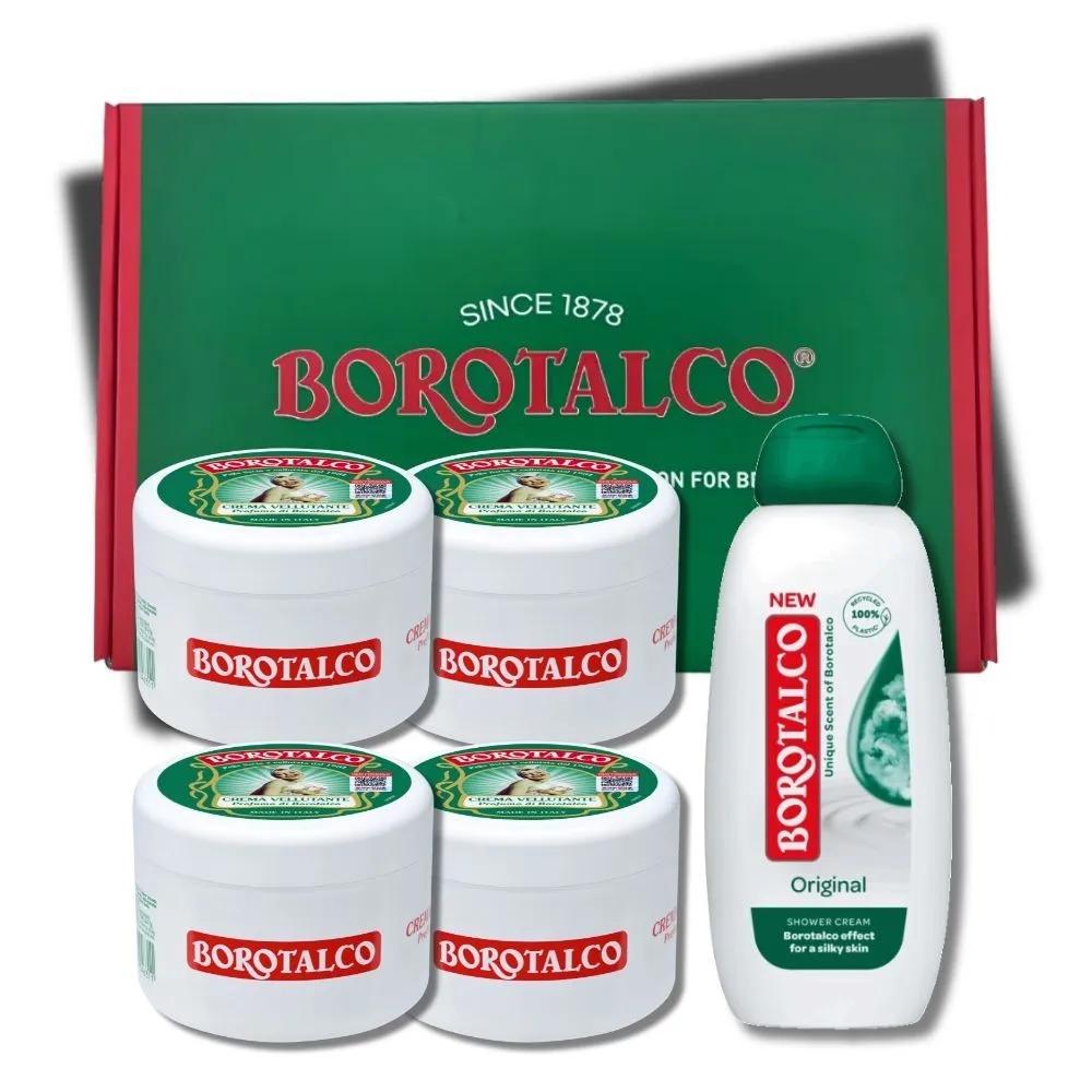 

[Package Set] BOROTALCO High-Moisture Body Cream Lotion 250ml x 4 bottles + Body Wash 250ml 1 bottle