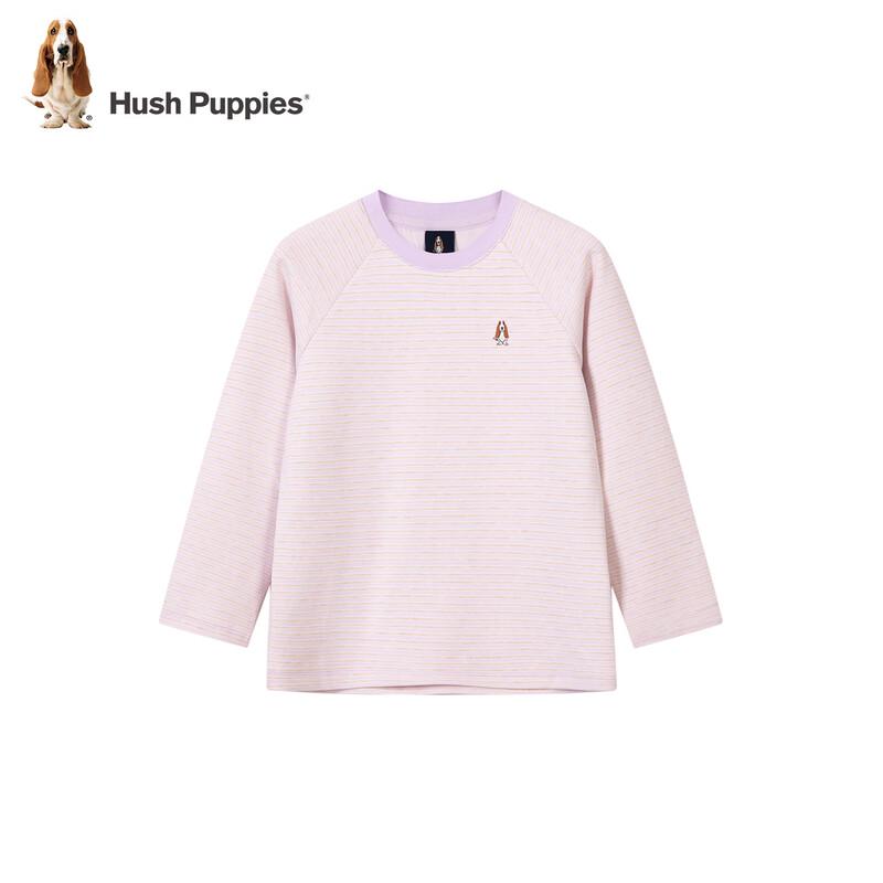 Hush Puppies Kids Long-Sleeve Striped Crewneck T-Shirt