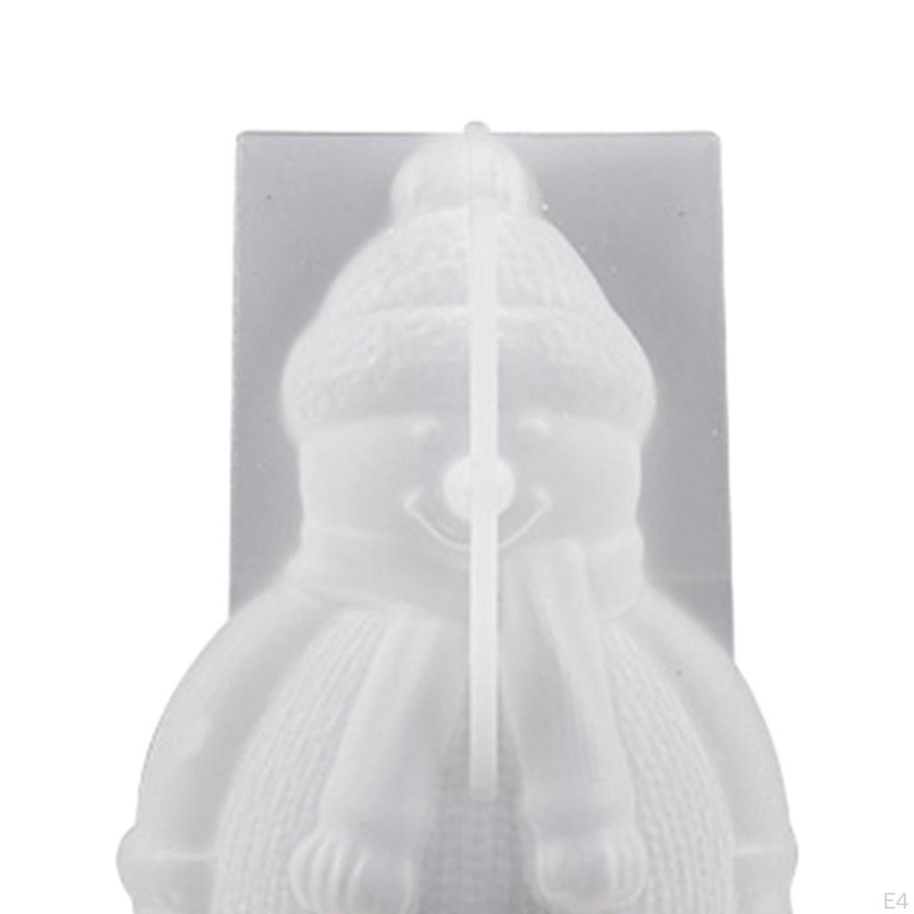 Christmas Silicone Model Candle Making Polymer Clay Crafts Resin Casting
