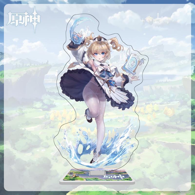 16cm Height Acrylic Large Stand-up Display Featuring Characters From Mondstadt and Liyue In Genshin