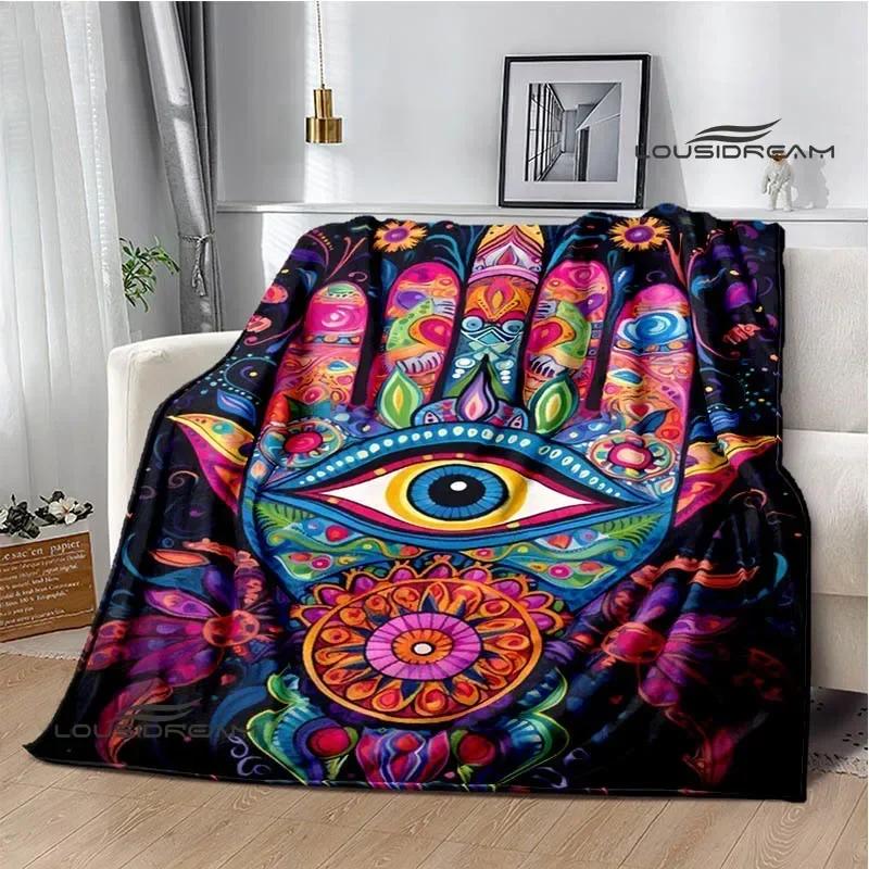 3D Fatima-Hand Aufgedruckte Decken Modische Warme Decke Weiche Und Bequeme Decke Haus Reise Decke Geburtstagsgeschenk