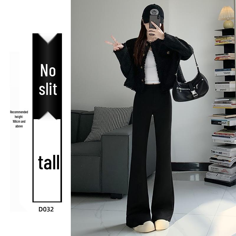 Petite Women's 2025 Slimming High-Waisted Micro-Flared Long Pants