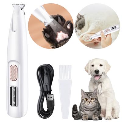 Electric Grooming Clippers with LED Light Cordless Groomer Trimmer Waterproof Dogs Cats Hair Trimmer for Small Dogs Cats