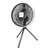 Camping Fan with Tripod Stand and Light USB Rechargeable Battery Operated Portable Camping Cooling Fan for Home Outdoor