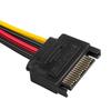 2.5 Dual SSD to 3.5 inch Bracket Frame HDD Mount SATA Cable Data Power Cord