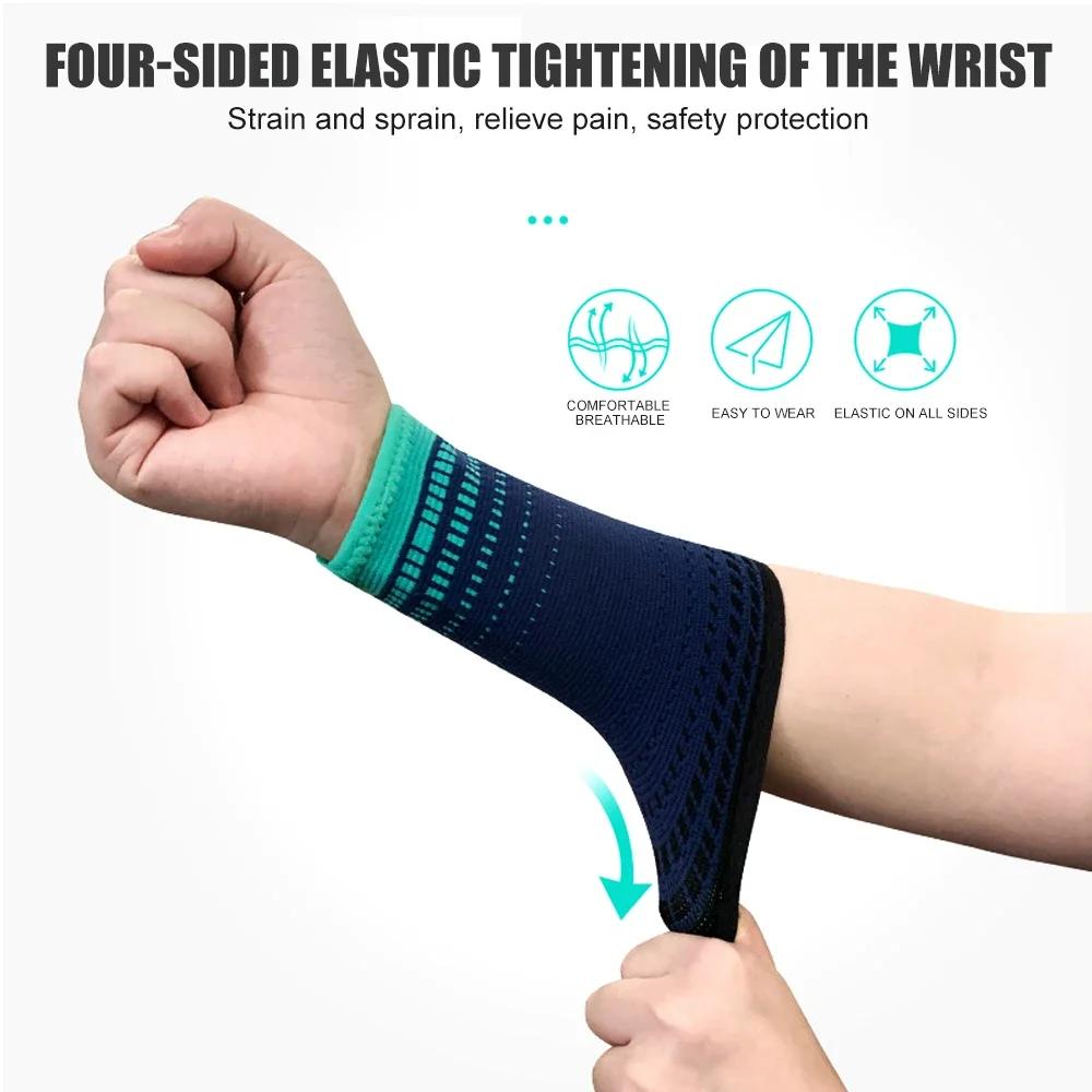 2 Stück Armband Nylon Gestrickt - Leicht, Elastisch & Atmungsaktiv - Herren, Damen - Für Schweiß, Sport, Übung, Training, Fitnessstudio