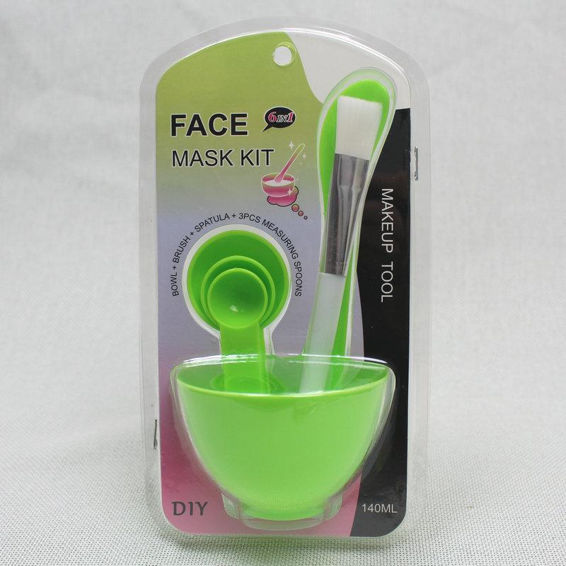 Facial Brush Mask Bowl Spoon Set Mask Brush Bar DIY Beauty Tools Mixing Tools Skin Care Makeup Supplies Woman