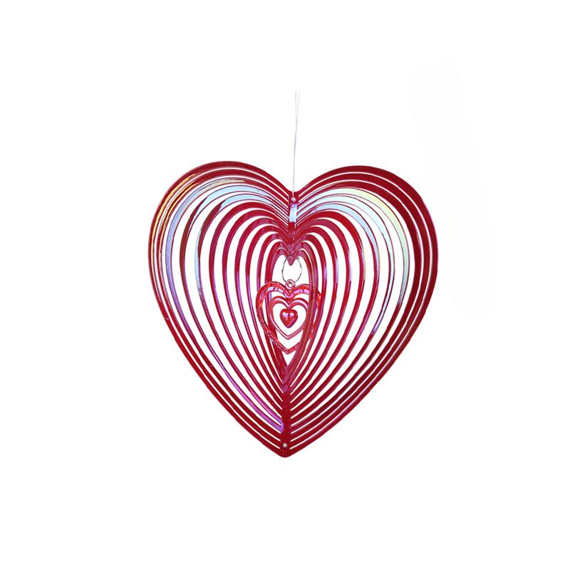 

Home Garden Hanging Wind Spinners Yard Art Decorations Indoor Outdoor Kinetic Wind Sculptures Spinners красный