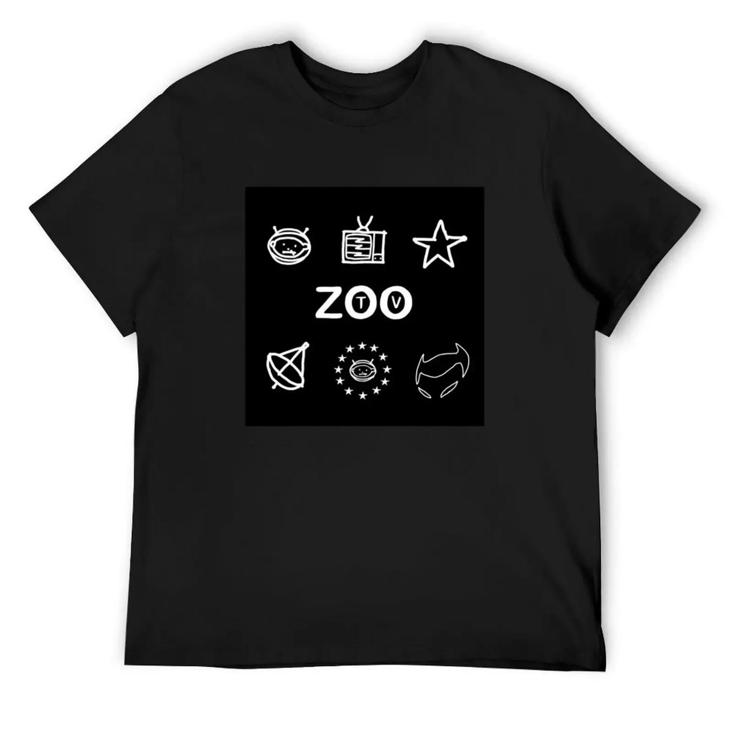 

ZOO Symbols T-Shirt graphic shirts T-shirts man oversize t-shirts man Luxury man oversized t shirts for men XXXXXL чёрный