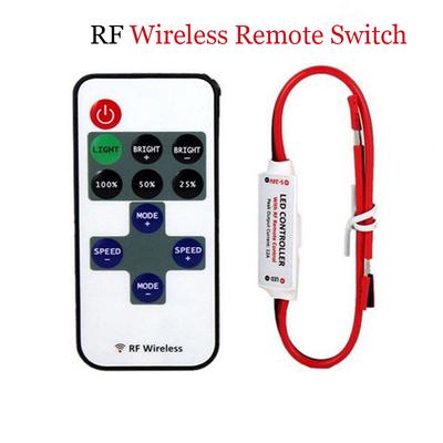 Regolatore dimmer per interruttore remoto wireless RF 12V per mini striscia LED ST505