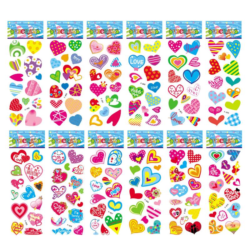 12 Sheets/Pack Kids Stickers Toy Creative Cute Seabed Animals Fishes PVC Sticker for DIY Scrapbooking Diary Phone Stickers