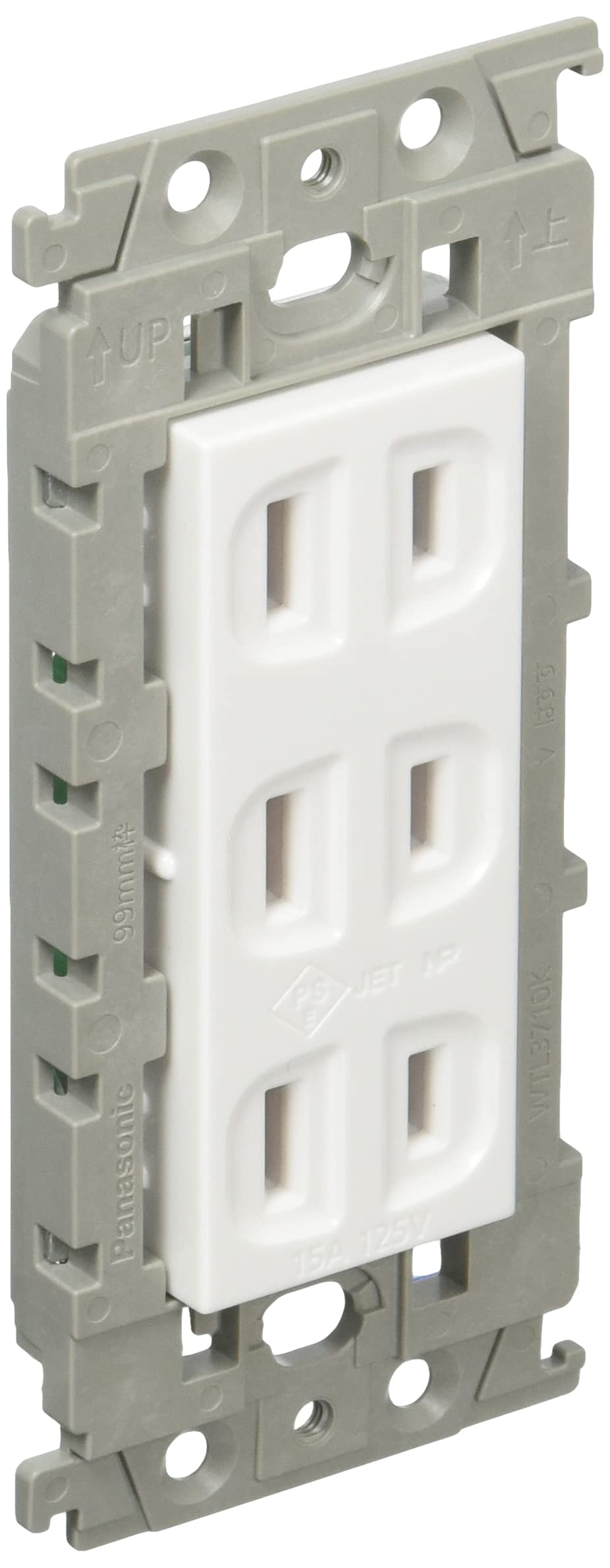 

Panasonic Embedded Triple Outlet with Insulated Frame Ceramic White WTL130349W