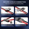 Low Voltage Wire Connector, Quick Terminal Connections Solderless Wire Splice Connector, T Tap Wire Connectors