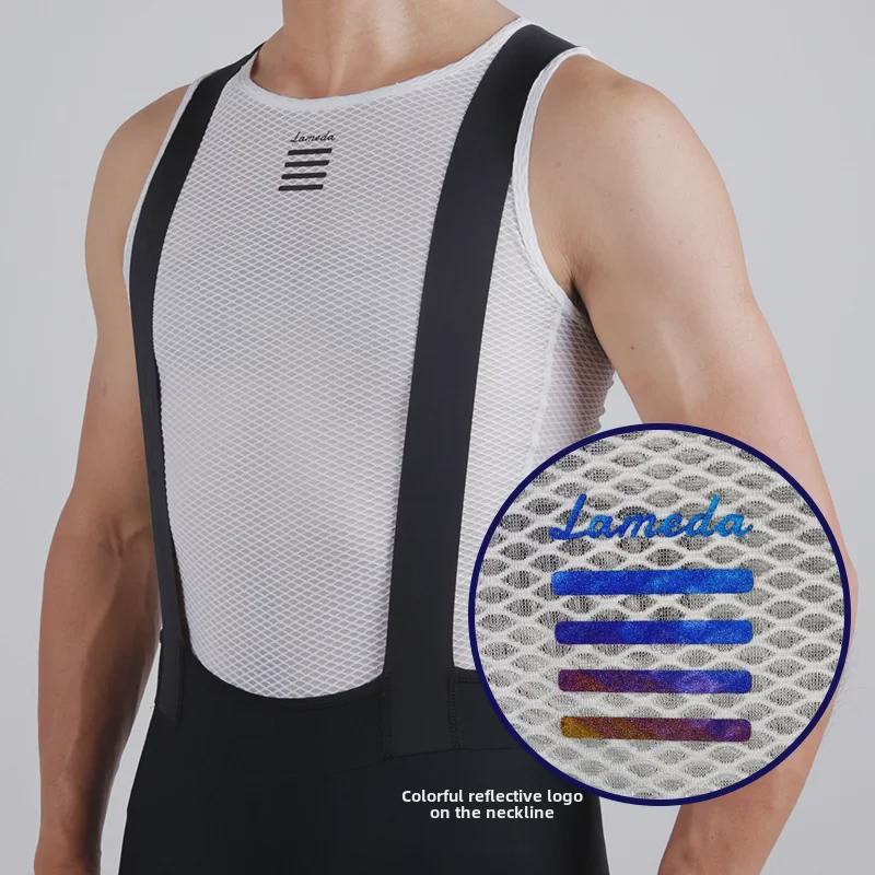 "Lampada Sweat-Wicking Men's Cycling Vest - Breathable Bottoming Shirt for Road Biking"
