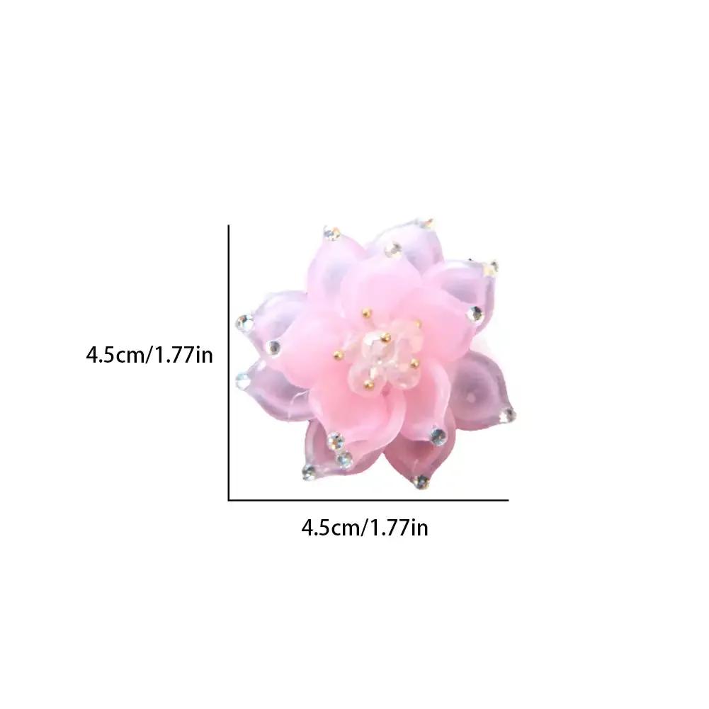 Crystal Lotus Car Air Freshener Clip Car Perfume Clip Aromatherapy Air Conditioning Vent Ornaments Car Interior Decoration
