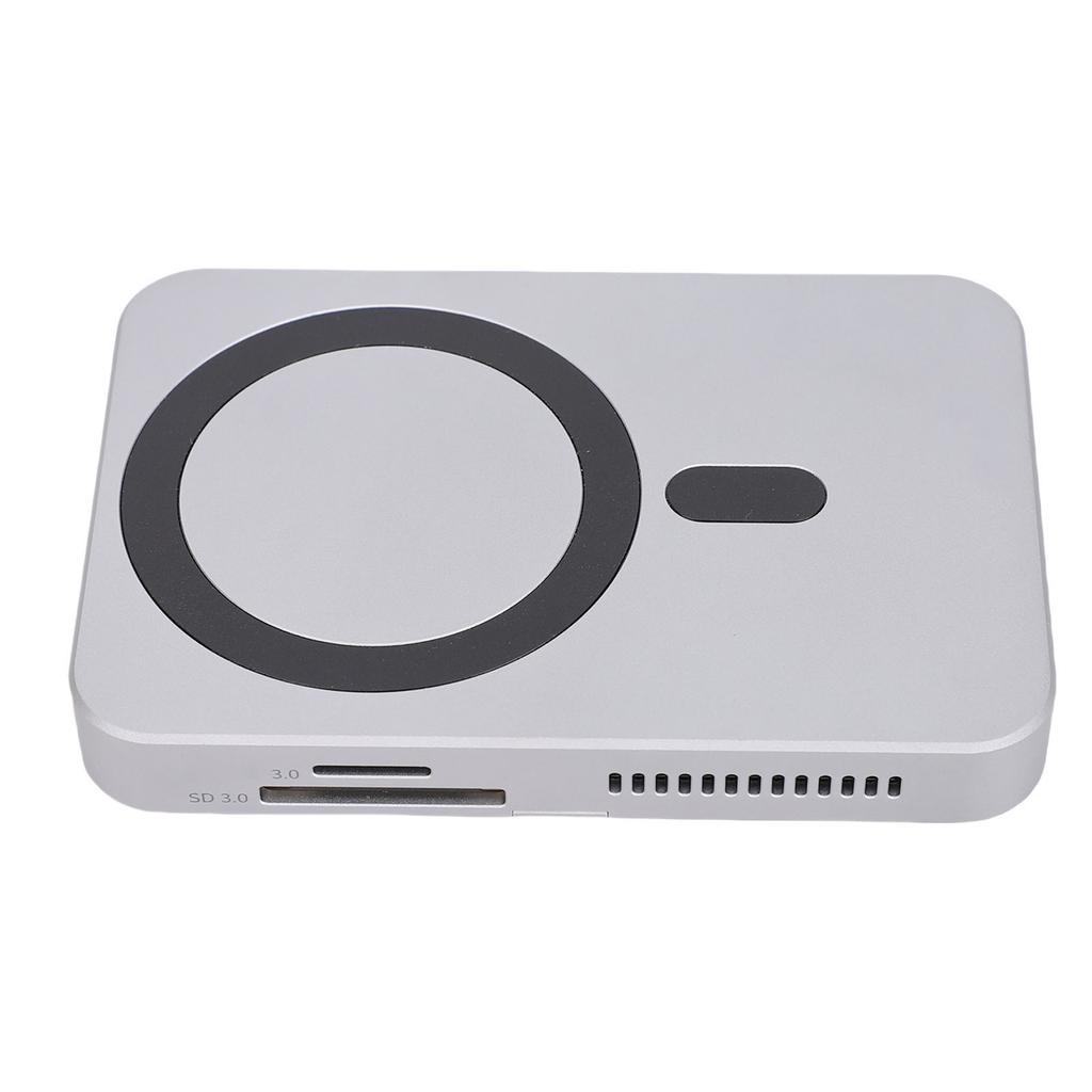 M.2 NVMe SSD Enclosure 8 in 1 Type C Hub with 4Kat.60Hz HD Multimedia Interface 10Gbps USB A Type C 3.2 Storage Memory