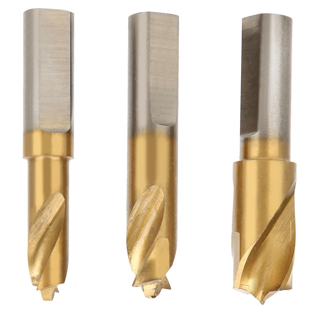 3Pcs HSS CO Cobalt Spot Weld Drill Bit Set Kit Weld Cutter Cutting  Accessories 14in 516in 38in