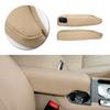 For Land Rover Discovery 3 4 LR3 LR4 L&R Seat Armrest Handle Leather Cover BEIGE