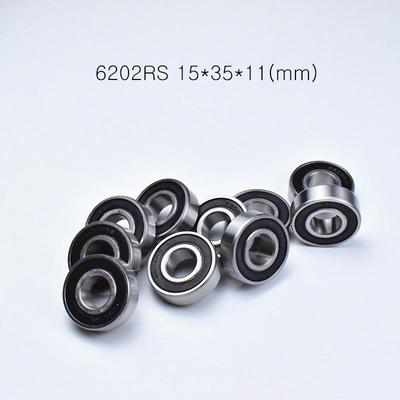 6202RS Chrome Steel Rubber Sealed Bearings 1pcs 15*35*11(mm)