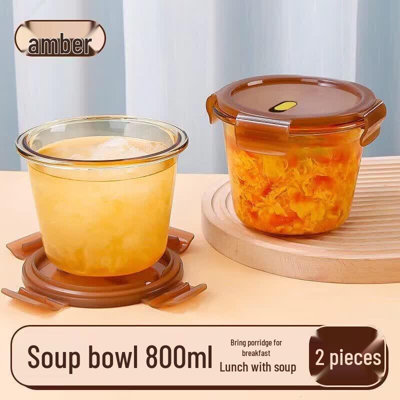 Heat-Resistant Glass Food Container