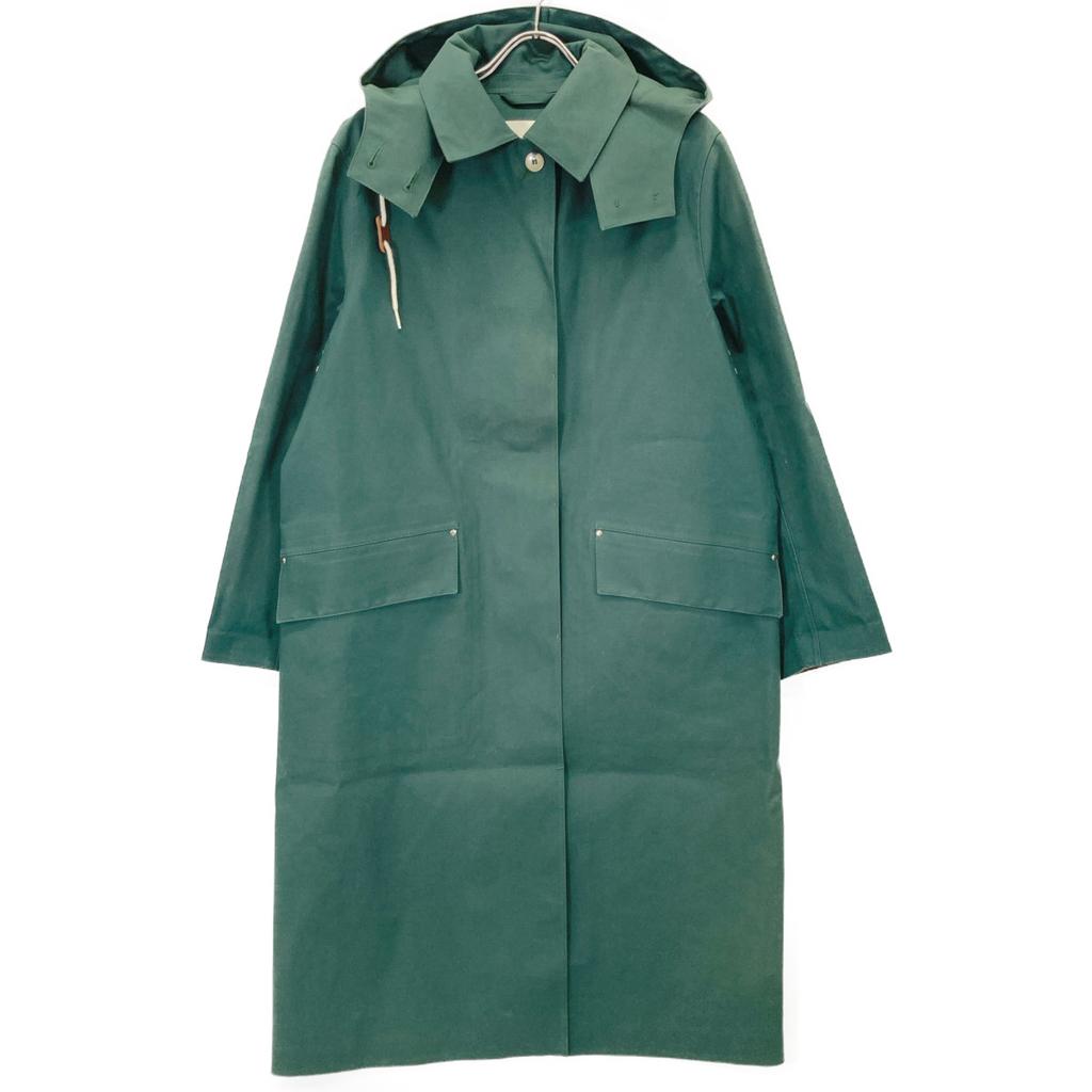MACKINTOSH [Immediate decision/Domestic regular] IDJ/3Q CHRYSTON soutien collar rubberized coat 8 greenUsed