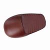 Motorcycle PU Leather Vintage Cafe Racer Refit Seat Flat Saddle Cushion for CG125 GN CG CB400SS