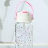 Bouncing Plastic Water Bottle Double Drinking Cartoon Water Bottle  Children