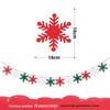 Santa Claus Christmas Bunting: Hanging Ornaments for Shop Window and Scene Decoration