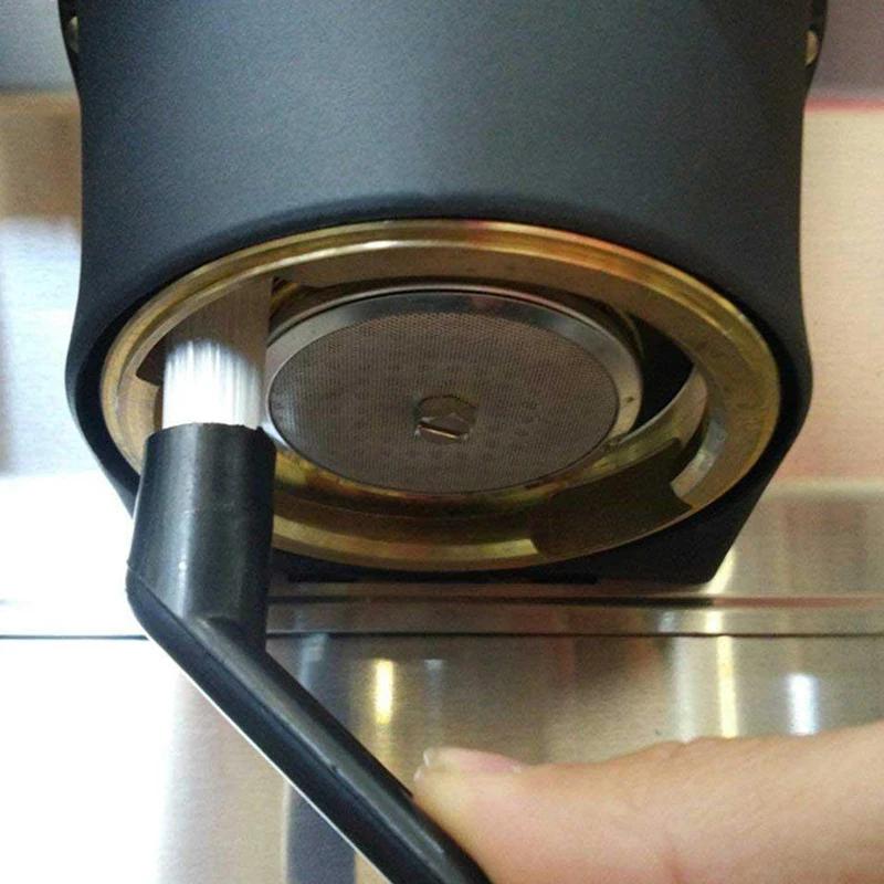 

Cleaning Brush for Coffee Machine, Coffeeware Cleaning Brush, Coffee Brush, Short Handle, Brewing Head Cleaning Brush, Kitchen U