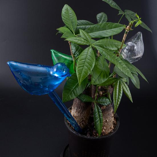 Automatic Watering Bulb Bird Design Self Watering Globes Planter Insert Watering Bulb for Houseplants Outdoor Potted Plants