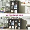 6-Cube Bookshelf - Black