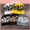 Alphabet Style Urban Beanie For Men Women Winter Knit Cap With No Warmth Brim