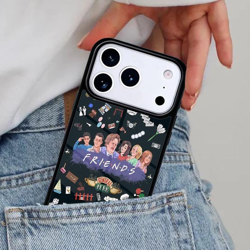 Central Perk Coffee Friends TV Show Phone Case for iPhone 16e 15 14 13 12 17 Pro Max Plus Air 17pro Cover Coque
