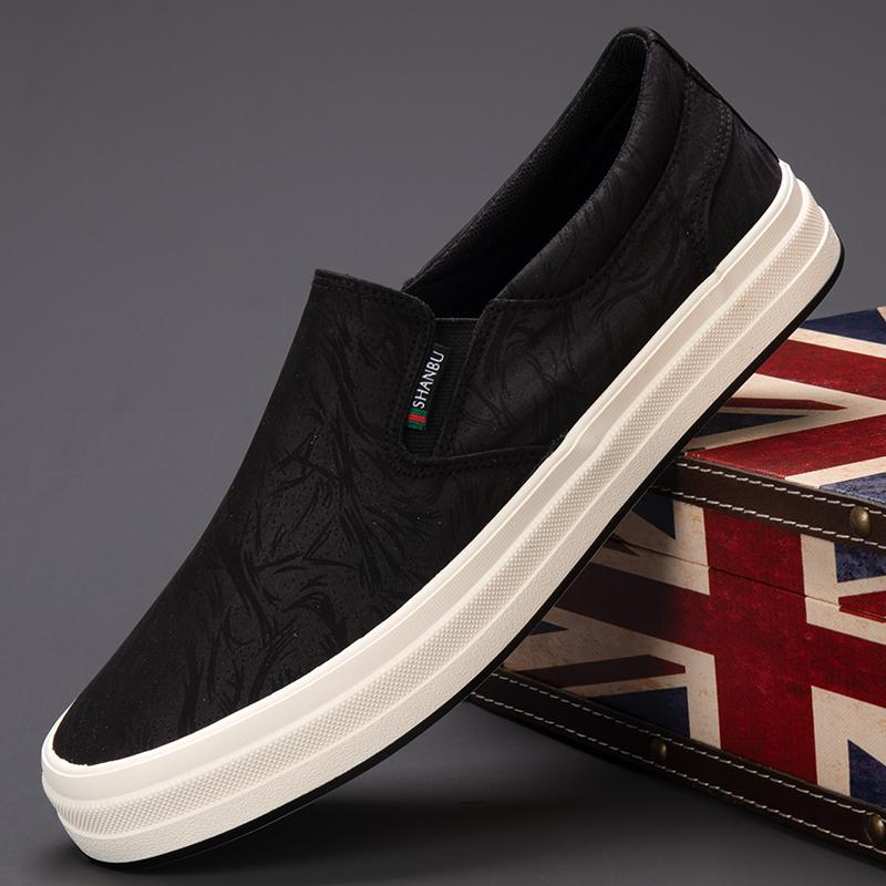 Comfort Mens Walking Shoes New Arrival Casual Flats Hot Sale Handmade Loafers Driving Shoes Breathable Soft Male Canvas Footwear