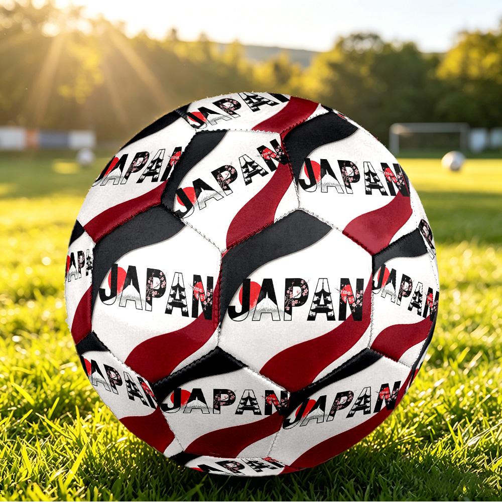 Japan Football Printed Size 5 Soccer Ball Wear Resistant Standard Adult Training Football Fan Gift for Indoor Outdoor Match Sports