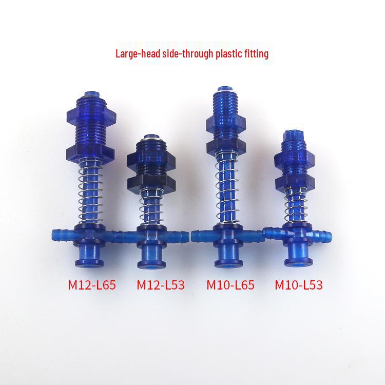 Robotic Arm Vacuum Suction Cups with Tianxing Plastic and Metal Fittings - Large & Small Head, Straight & Side Through, M10 M12.
