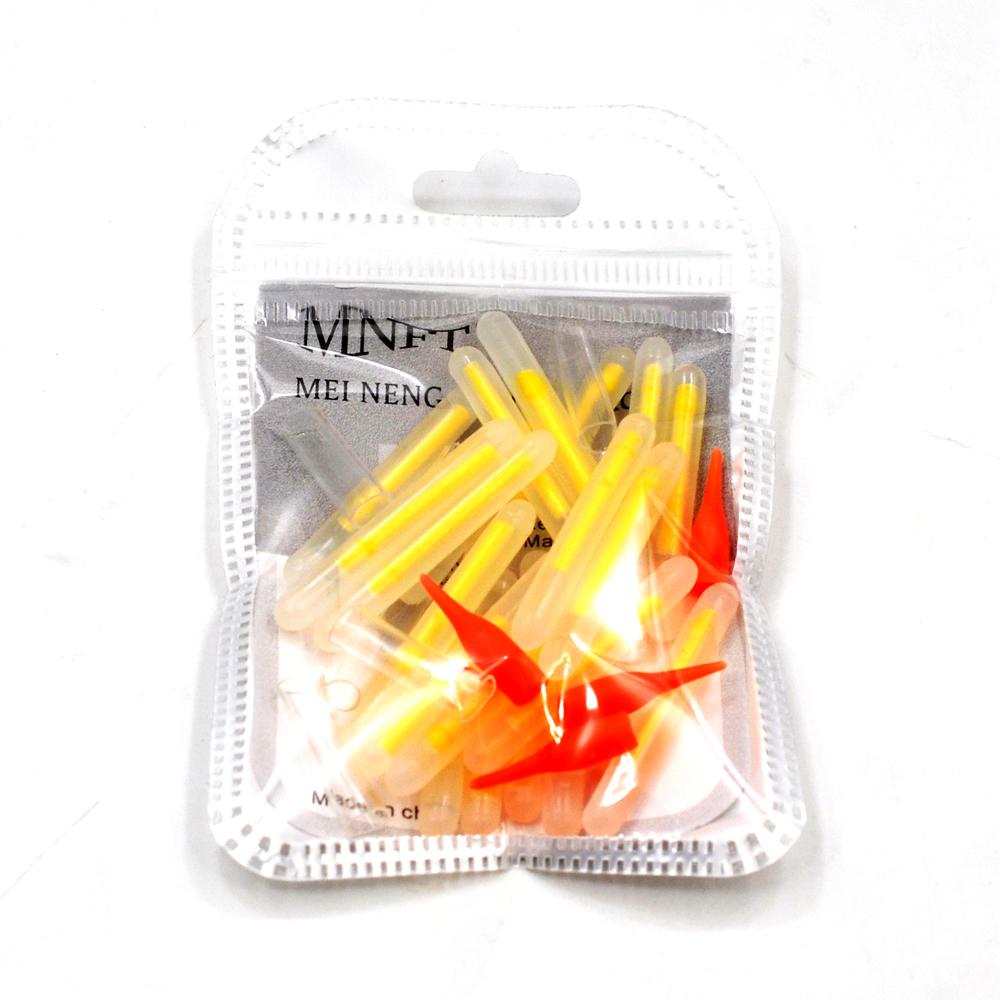 MNFT 24PCS 4.5*37mm Fishing Night Fluorescent Lightstick Light Night Float Rod Light For 24hours High Quality Fishing Tackle