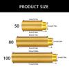 2pcs Brass?1/2inch Tap Extension Brass?1/2inch Hose Extension Plumbing Extension Adapter Upgrades for Heating & Drinking