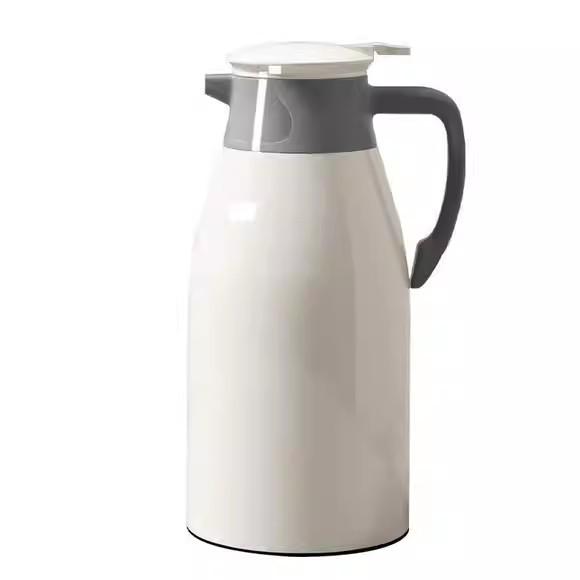 Large Capacity Glass-Lined Thermos Flask for Dormitory Use - Ideal for Hot Water and Tea