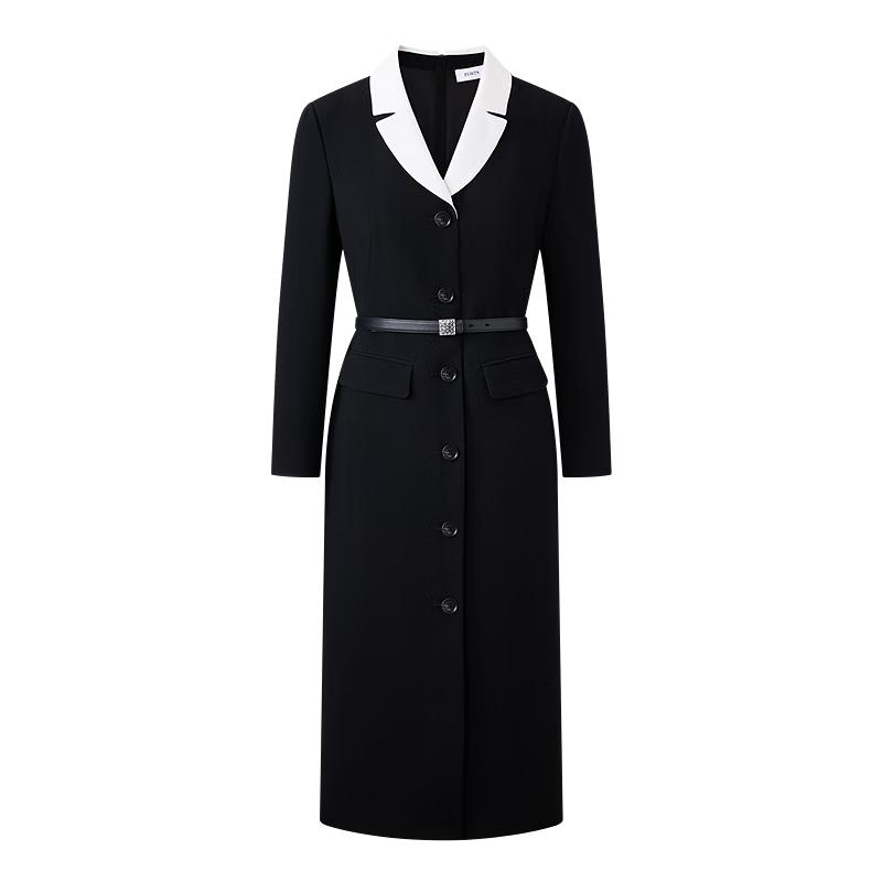 

PORTS Женское платье с длинным рукавом, подчеркивающее талию LQ8D115VWQ026 L