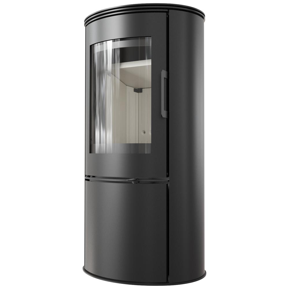 Wood Burning Steel Stove KRATKI AB S/DR ECO 5,5 kW Ø 150