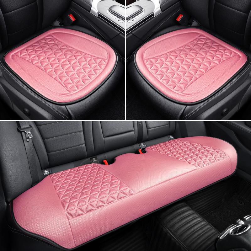 Atmungsaktiver Autositzbezug, schweißfestes Autositzkissen, konvexes Design zur Wärmeableitung, universelle Autostuhlmatte