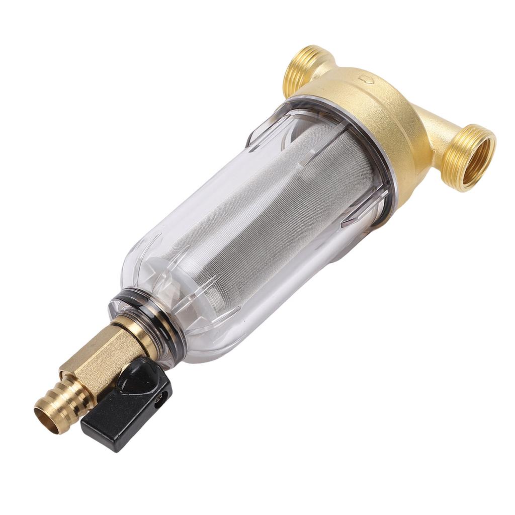 Whole House Sediment Water Filter Spinning Type Backwash Pre Filter for Washing Machine G3 4 Male G1 2 Female Thread