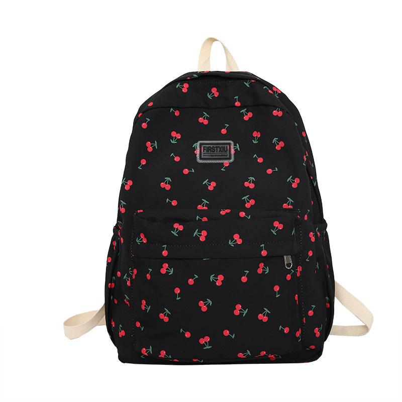 Sommer Neu Koreanischer Streetstyle Trend Studenten Nylon Rucksack Frisches Obst Lässig Paar Rucksack
