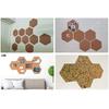 1Roll Self-Adhesive Cork Board Roll Cork Sheet Roll Wall Decorations DIY Crafts Party Wall Furnitures Decor Multiple Sizes