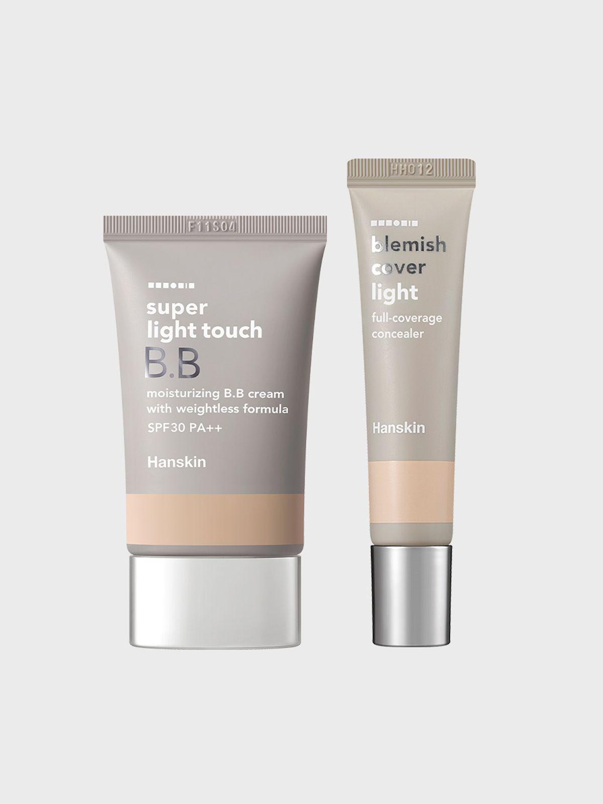 Super Light Touch BB Cream 30g + Blemish Cover Concealer 12g Set BB cream + light concealer