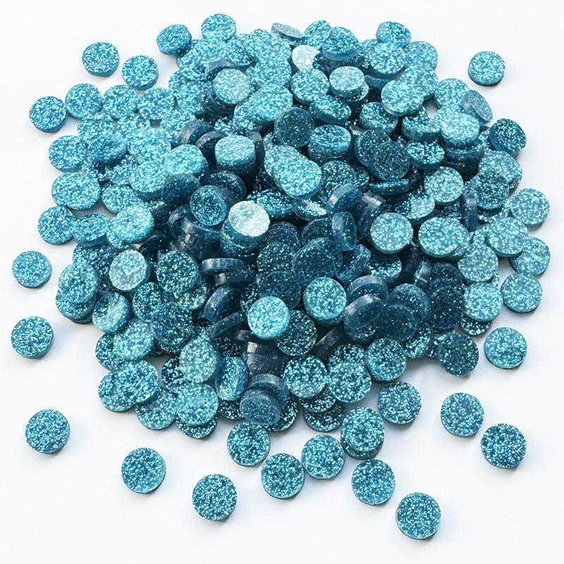200g Bunte Runde Acryl-Mosaiksteine für DIY-Kunstprojekte