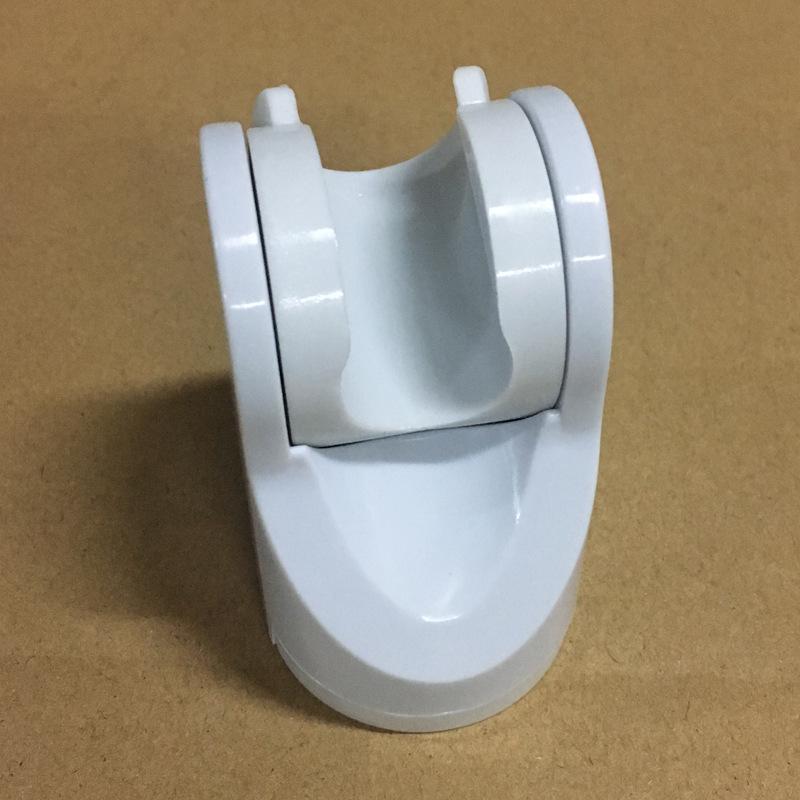 Adjustable Electroplated Shower Head Holder with Hose