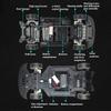 AAXV1 1: 10 4wd 70km/H Remote-Controlled Drifting Car Drifting Wheel Anti-Collision Off-Road Racing Car Remote-Controlled Off-Road